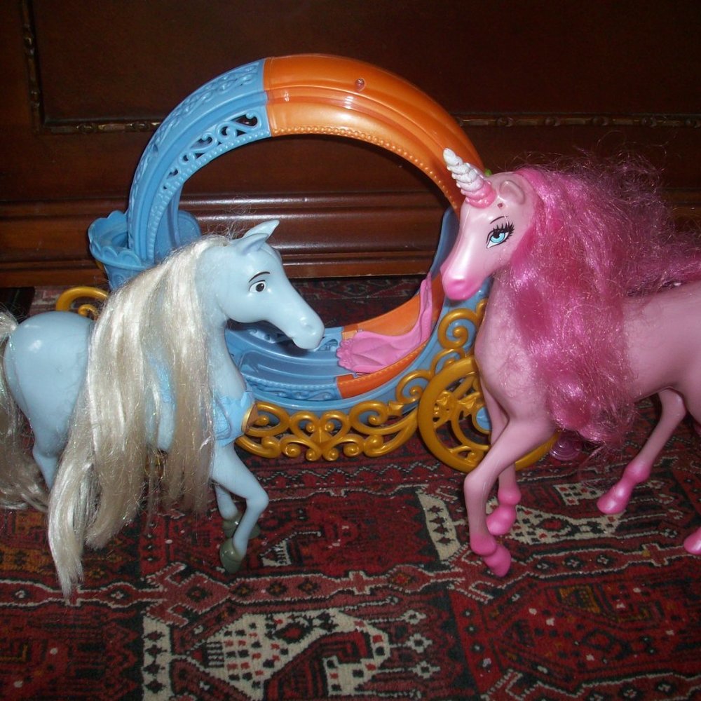 Disney Princess Cinderella Magical Transforming Carriage 2015 Hasbro Horse Toys